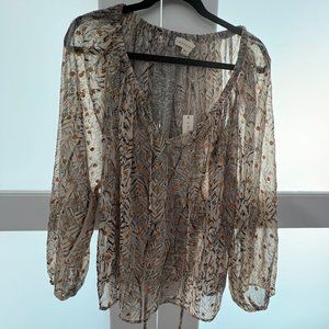LoveStitch Peasant Blouse - Brand New with Tags